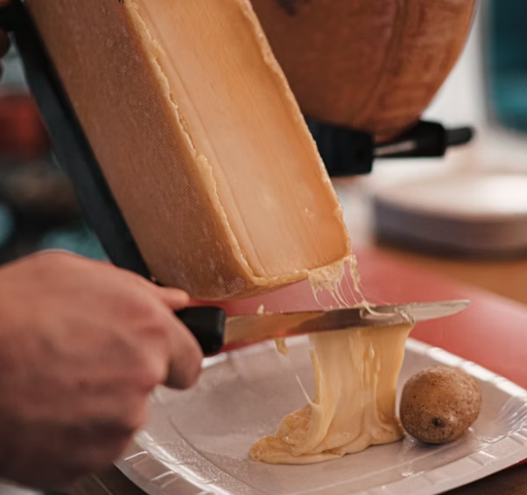 Raclette à la lampe